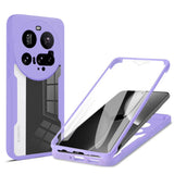 Folie de protectie Techsuit ColorVerse 360 Series + compatibil cu Xiaomi 15 Ultra, Mov