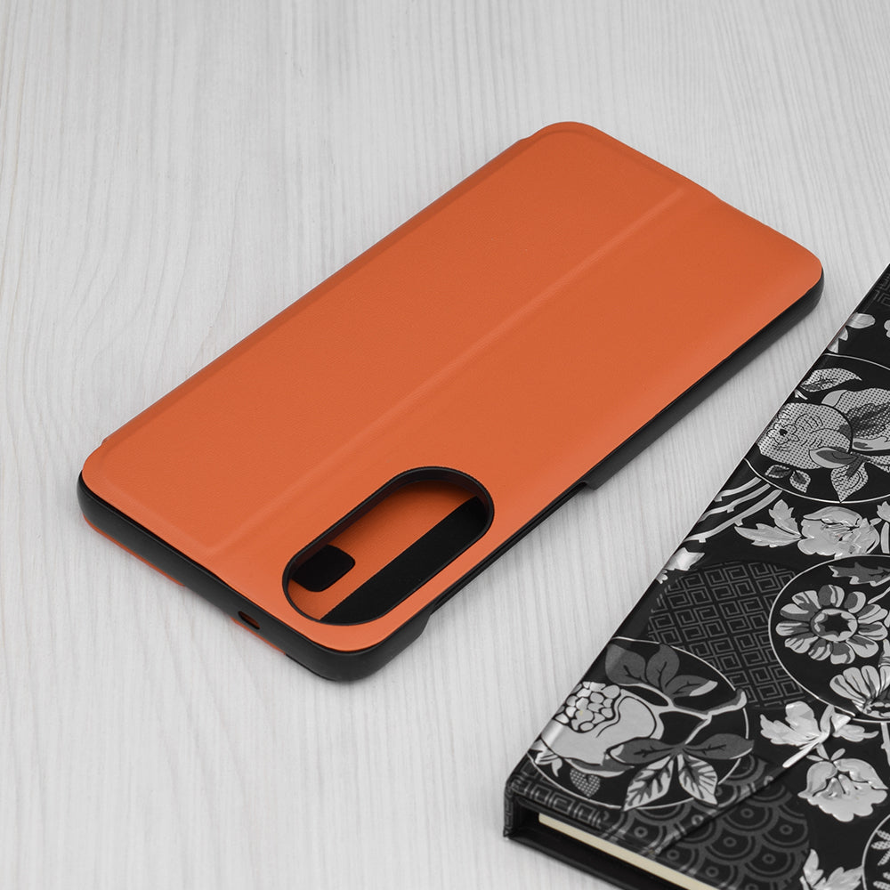 Husa de protectie Techsuit eFold Series compatibil cu Samsung Galaxy S25 Edge, Portocaliu