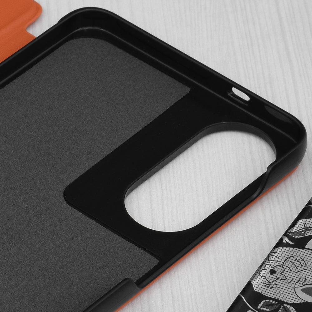 Husa de protectie Techsuit eFold Series compatibil cu Samsung Galaxy S25 Edge, Portocaliu