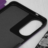 Husa de protectie Techsuit eFold Series compatibil cu Samsung Galaxy S25 Edge, Mov