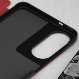Husa de protectie Techsuit eFold Series compatibil cu Samsung Galaxy S25 Edge, Rosu