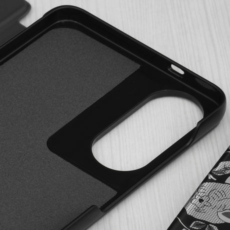 Husa de protectie Techsuit eFold Series compatibil cu Samsung Galaxy S25 Edge, Negru