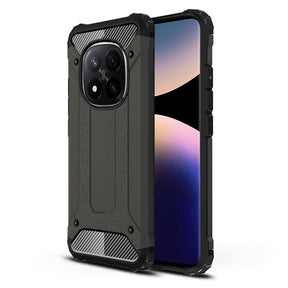 Husa de protectie Techsuit Hybrid Armor compatibil cu Xiaomi Redmi Note 14 Pro+ 5G, Negru