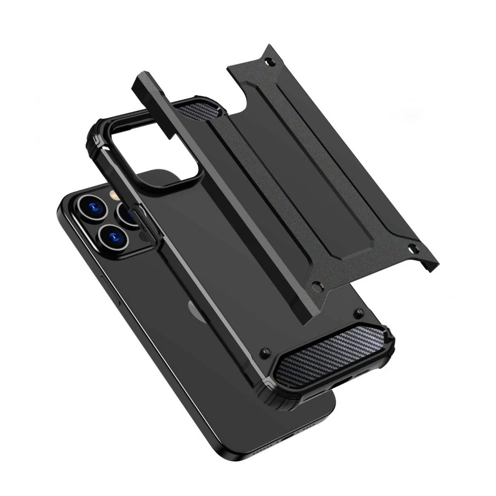 Husa de protectie Techsuit Hybrid Armor compatibil cu Xiaomi Redmi Note 14 Pro+ 5G, Negru