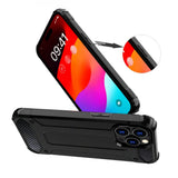 Husa de protectie Techsuit Hybrid Armor compatibil cu Xiaomi Redmi Note 14 Pro+ 5G, Negru