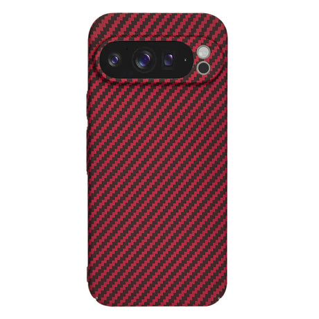 Husa de protectie Techsuit Carbonite FiberShell compatibil cu Google Pixel 9 Pro XL, Rosu
