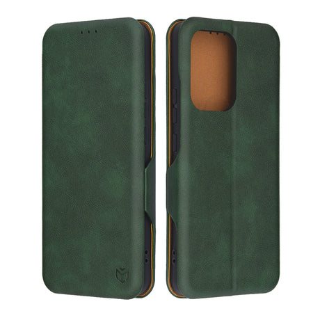 Husa de protectie Techsuit Safe Wallet Plus compatibil cu Oppo Reno13 F 4G / Reno13 F 5G / Reno13 FS 5G, Verde