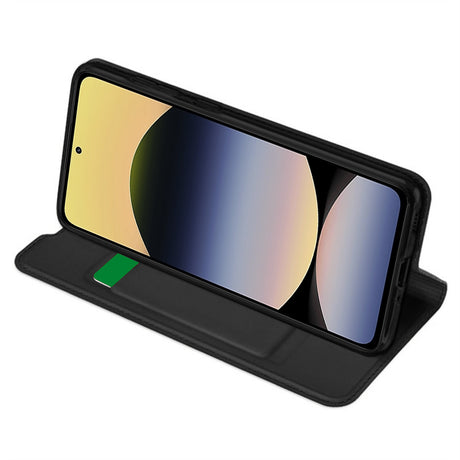 Husa de protectie Techsuit Magskin Book compatibil cu Xiaomi Redmi Note 14 4G (Standard), Negru