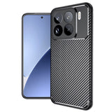 Husa de protectie Techsuit CarbonFiber compatibil cu Xiaomi 15 Pro, Negru