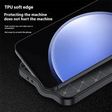 Husa de protectie Techsuit CarbonFiber compatibil cu Samsung Galaxy S24 FE, Negru