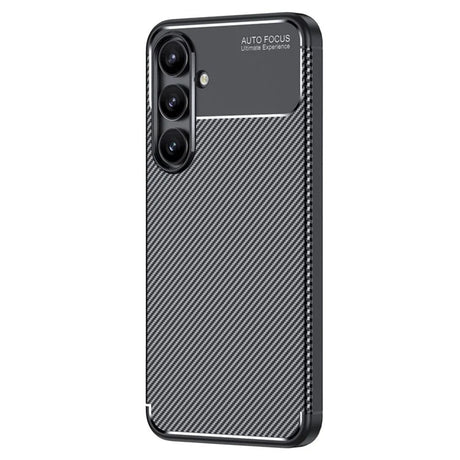 Husa de protectie Techsuit CarbonFiber compatibil cu Samsung Galaxy S24 FE, Negru