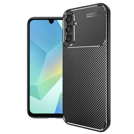 Techsuit CarbonFiber fekete tok Samsung Galaxy A16 4G és A16 5G készülékekhez