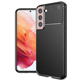 Husa de protectie Techsuit CarbonFiber compatibil cu Samsung Galaxy S21 5G, Negru