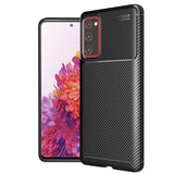 Husa de protectie Techsuit CarbonFiber compatibil cu Samsung Galaxy S20 FE / S20 FE 5G, Negru