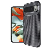 Husa de protectie Techsuit CarbonFiber compatibil cu Google Pixel 9 Pro XL, Negru