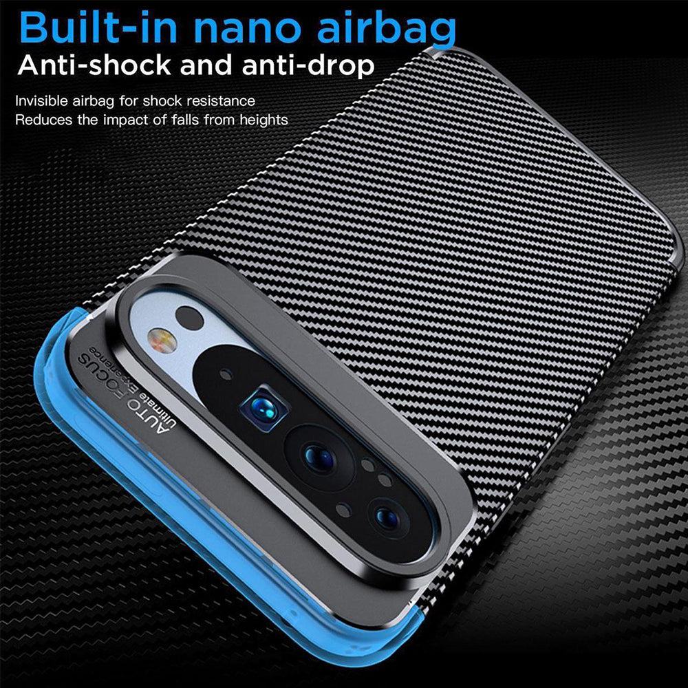 Husa de protectie Techsuit CarbonFiber compatibil cu Google Pixel 9 Pro XL, Negru