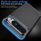 Husa de protectie Techsuit CarbonFiber compatibil cu Google Pixel 9 Pro XL, Negru