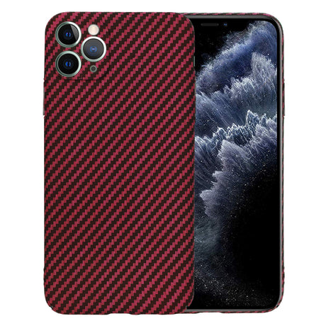 Husa de protectie Techsuit Carbonite FiberShell compatibil cu iPhone 11 Pro Max, Rosu