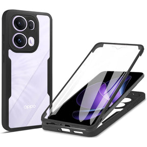 Folie de protectie Techsuit ColorVerse 360 Series + compatibil cu Oppo Reno13 Pro, Negru