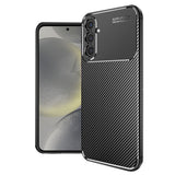 Husa de protectie Techsuit CarbonFiber compatibil cu Samsung Galaxy S24, Negru