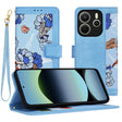 Husa de protectie Techsuit FlipCraft compatibil cu Xiaomi Redmi Note 14 4G (Regional), Vibrant Blue