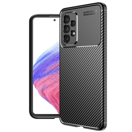 Husa de protectie Techsuit CarbonFiber compatibil cu Samsung Galaxy A53 5G, Negru