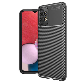 Husa de protectie Techsuit CarbonFiber compatibil cu Samsung Galaxy A13 4G, Negru