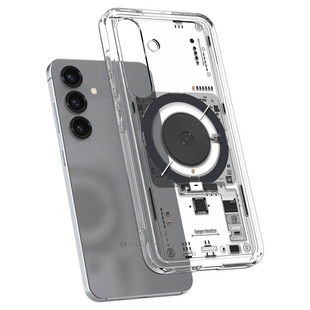 Husa de protectie Spigen Ultra Hybrid MagSafe (ACS09470) compatibil cu Samsung Galaxy S25, Neo One