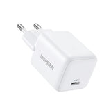 Incarcator Ugreen X512 (55554), USB-C, GaN, Fast Charging, 20W, PD3.0, QC4, 3A, Alb