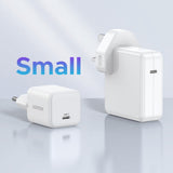 Incarcator Ugreen X512 (55554), USB-C, GaN, Fast Charging, 20W, PD3.0, QC4, 3A, Alb