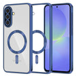 Husa de protectie Techsuit Luxury Crystal MagSafe compatibil cu Samsung Galaxy A36 5G / A56 5G, Albastru Inchis