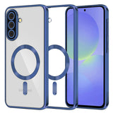 Husa de protectie Techsuit Luxury Crystal MagSafe compatibil cu Samsung Galaxy A36 5G / A56 5G, Albastru Inchis