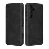 Husa de protectie Techsuit Safe Wallet Plus compatibil cu Samsung Galaxy S24 FE, Negru