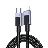 Cablu Ugreen L512 (45065), USB-C to Type-C, Fast Charging, PD100W, 5A, 480Mbps, 3m, Gri Spatial