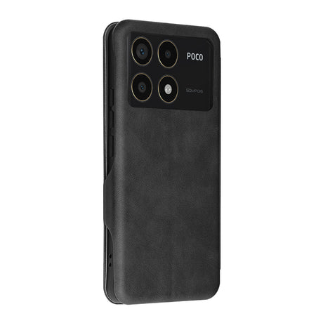 Husa de protectie Techsuit Safe Wallet Plus compatibil cu Xiaomi Poco F6 Pro, Negru