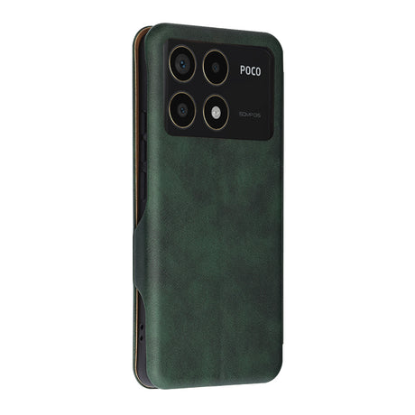 Husa de protectie Techsuit Safe Wallet Plus compatibil cu Xiaomi Poco F6 Pro, Verde