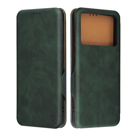 Husa de protectie Techsuit Safe Wallet Plus compatibil cu Xiaomi Poco F6 Pro, Verde