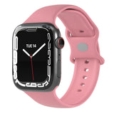 Curea smartwatch Techsuit Watchband (W031) compatibil cu Apple Watch 1/2/3/4/5/6/7/8/9/10/11/SE/SE 2/SE 3 (38/40/41/42mm), Roz