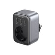 Incarcator Ugreen CD314 (90613), Outlet Extender, Fast Charge, 2x USB, Type-C, AC, 3680W, 13A, PD30W, 3A, QC4+, Negru