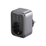 Incarcator Ugreen CD314 (90613), Outlet Extender, Fast Charge, 2x USB, Type-C, AC, 3680W, 13A, PD30W, 3A, QC4+, Negru