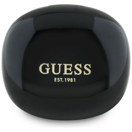 Casti Guess Flat Classic Logo Electroplated (GUTWST7FCEEK), Bluetooth 5.4, TWS, Microphone, 300mAh, Negru