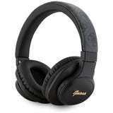 Casti Guess Wireless 4G Tone on Tone Script Logo (GUBH604FEMK), Bluetooth 5.3, USB-C, Over-ear, 300mAh, Negru