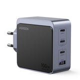 Incarcator Ugreen Nexode S X565 (35043), USB, 3x Type-C, Fast Charging, GaN, 100W, 3A, PD3.0, QC4.0+, Gri