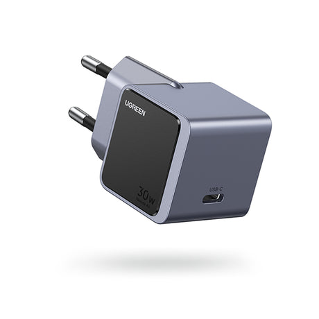 Incarcator Ugreen Nexode S X503 (35041), Type-C, GaN, Fast Charging, 30W, 3A, PD3.0, QC4.0+, Gri