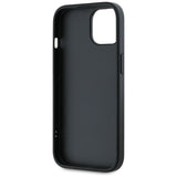 Husa de protectie Karl Lagerfeld Saffiano Athleisure Stripes Cord (KLHCP15SPAMSCNSP) compatibil cu iPhone 15, Roz
