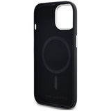 Husa de protectie Karl Lagerfeld Leather MagSafe (KLHMP15SPGMSRPK) compatibil cu iPhone 15, FW Metal Plate
