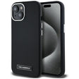 Husa de protectie Karl Lagerfeld Leather MagSafe (KLHMP15SPGMSRPK) compatibil cu iPhone 15, FW Metal Plate