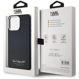 Husa de protectie Karl Lagerfeld Hardcase Leather (KLHCP15LPGWCMKHK) compatibil cu iPhone 15 Pro, Hotel RSG