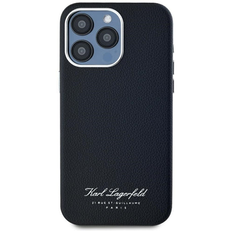 Husa de protectie Karl Lagerfeld Hardcase Leather (KLHCP15LPGWCMKHK) compatibil cu iPhone 15 Pro, Hotel RSG
