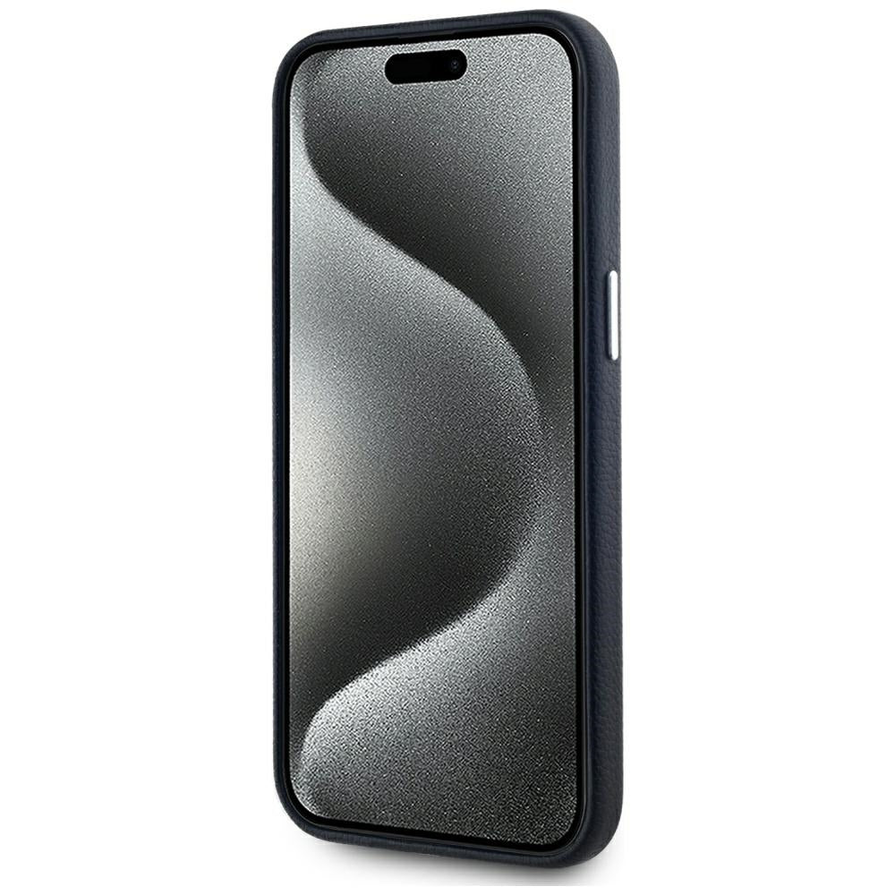 Husa de protectie Karl Lagerfeld Hardcase Leather (KLHCP15LPGWCMKHK) compatibil cu iPhone 15 Pro, Hotel RSG